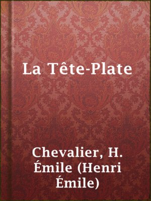 cover image of La Tête-Plate